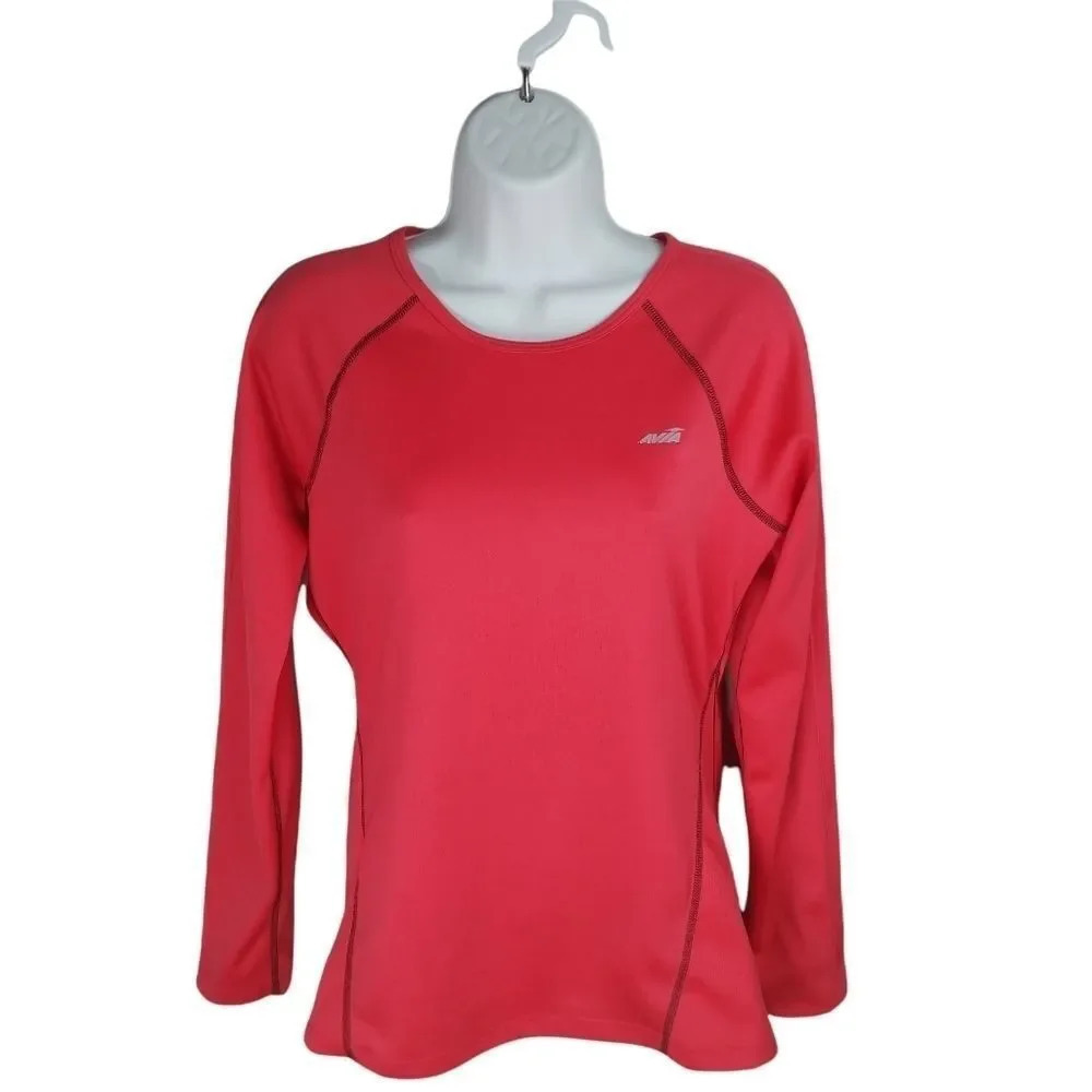 Avia Red Activewear Running Top Medium